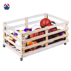 Sports equipment container made of plywood