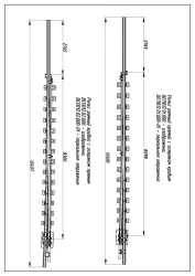 Frame rail with spindle of P65 type 1/9 (project VSP012. 01. 01. 000/-01; VSP012. 02. 000/-01)