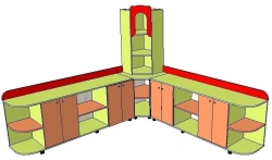 Corner cabinet module FN.MDU.01.71.00.00.00.00.
