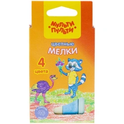 Set of coloured chalk Multi-Pulti "Raccoon in Australia", 4 colours
