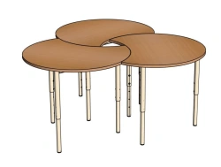 Metal-framed "Kapelka" table / SD36