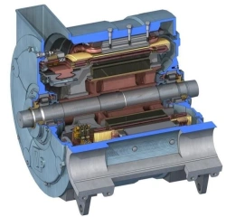 Pulsating current traction motor NTK-650