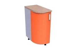 Kitchen corner extension KS-02 radius right (open, closed)