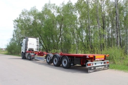Three-axle container semitrailer SW-361