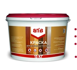 Water-dispersion paint BTB for wooden facades