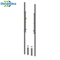 Universal volleyball racks with cups with tensioning system (square/round)