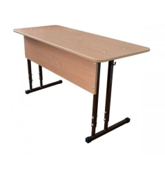 Umnik 2-seater pupil's table, adjustable with table top angle, article no. 50010