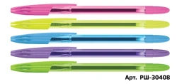 Ballpoint pen STAMM "555" blue, 0,7 mm, neon mix