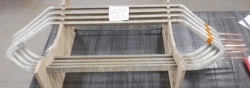 Set of stator sections for electric motor DAZO4-450U-6 (power 630 kW, voltage 6000 V, rpm 1000) according to RESIN technology