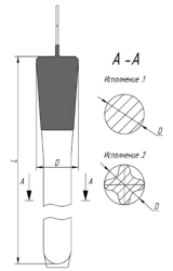 Ferrosilide surface anode earthing electrode type PAZ.PTM.F