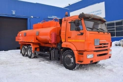 Tank truck (AC), UZST brand, type UZST04, modification 6619A-25 on KAMAZ 65115-A5, 65115-50, 65115-RR, 65115-RS chassis.
