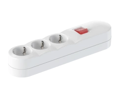 CADUCEUS ALING Connecting products Extension strip 3x16A 3,6kW, 250V~, white, art. 4403.0
