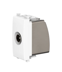 CADUCEUS ALING Experience Flush-mounted antenna TV outlet, M/F, 1M, white, Art. 74263.0