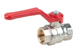 Nickel-plated ball valve Dist, series "Expert" DN20 3/4" BP-BP, H112Pc