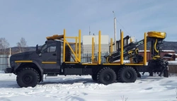 Sorting truck with GM 6378A2 on chassis Ural 73945-01