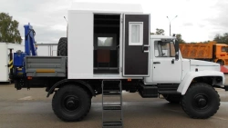 Mobile workshop, vehicle laboratory type 47121, modification: 47121M with CMU produced by INMAN JSC on the basis of GAZ brand ch
