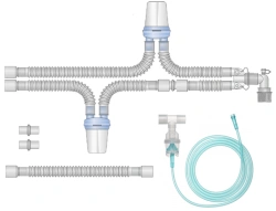 Respiratory devices for joint use with anaesthetic and resuscitation equipment, version: p