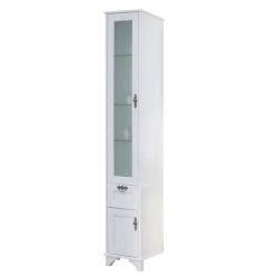Cupboard - column Aquaton Idel left oak white 1A198003IDM7L1.A198.0.03I.DM7.L