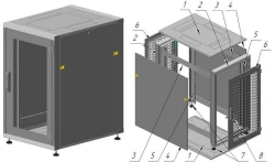 Telecommunication cabinet ??-?-18U-600?950?600-??