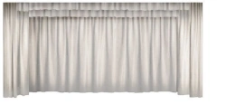 White Cabinet Curtain Set, model White