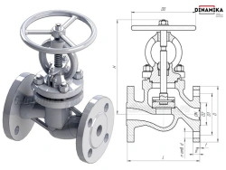 Steel shut-off valves DN 10 - 200, PN 1,6 - 16,0 MPa