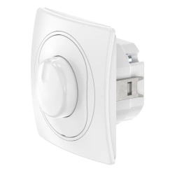 CADUCEUS ALING EON Flush mount dimmer switch LED 1-100W, universal, white, art. no. E6175.00