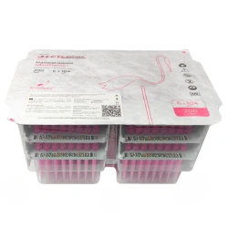 Non-sterile disposable tips of "Flamingo" series in racks for automated and automatic systems according to TU 22.29.29-0.