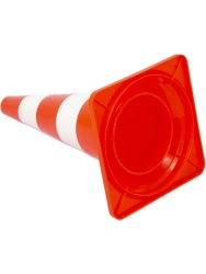 Road cone 520 mm weighted with two white stripes KC-2.4