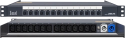 LPDU-14P - Power distribution unit for 14 outputs with fuses, input EMI filter.