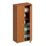 Closed wooden cupboard for documents