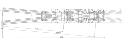 Cross member of the R65 type R65 type 2/11 switches (SP559)