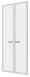 MAGNA Panelled door to wide shelving unit / glass, Art. no. MDSH 05