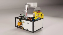 Vacuum chamber electric resistance furnace type SNVF