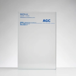 Matelux Clear frosted sheet glass 6mm thick