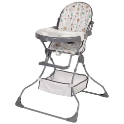 Polini kids highchair 252 Forest Friends, grey, item 0001710-03