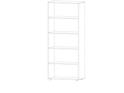 Wide shelf unit