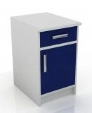 Bedside cabinet with drawer and shelf, 106-004-9 K, 450x450x660