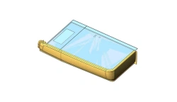 Catwalk trim left front "A" section with panel assembly with grabiol 621371-5107103-10 SB