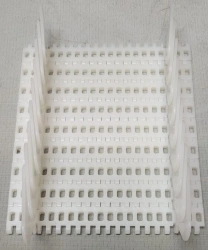 Modular strip ML2541 POM (xx X xx mm; side stop H=xx mm, edge margin xx mm; PP pin)