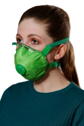 Filtering half-mask for protection against aerosols with additional protection against vapours and gases "Respirator "SPIRO-313E