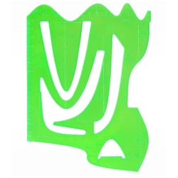 Stencil of graphs of functions STAMM, plastic