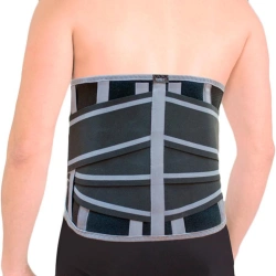Semi-rigid fixation corset