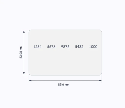 Mifare Plus SE 1k Contactless Smart Card with Integrated Circuit