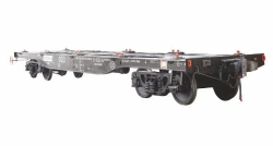 Flat wagon for large-tonnage containers model 13-1258-01