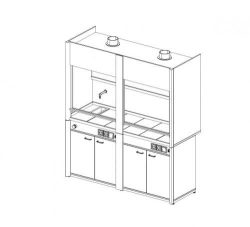 Demonstration fume cupboard