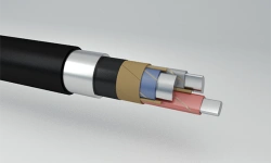 Power cables with aluminium conductors with paper insulation impregnated with non-fluxing compound, in aluminium sheath, for vol
