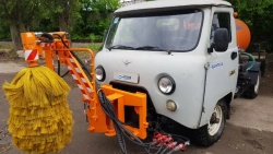 Multifunctional combined machine MKM-1904-04 with mounted equipment