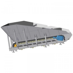 Plate feeder with hopper