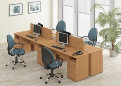 Wooden desks for offices, administrative premises: "ECO" collections