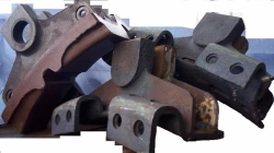 Brake shoes for metro cars 2.70.30.31.41.01720